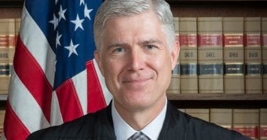 Associate US Supreme Court Justice Neil M. Gorsuch. Photo Credit: Franz Jantzen, Wikipedia Commons
