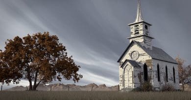 Country Church Tree Sky Landscape Architecture Nature Old