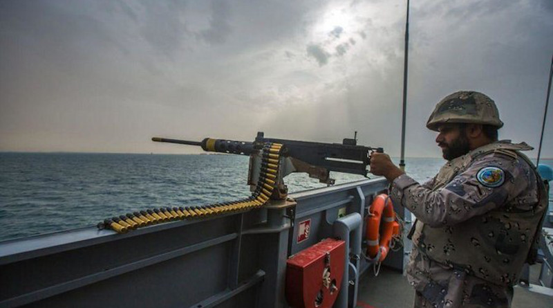 Warning shots were fired after three Iranian boats were spotted in Saudi waters on Thursday and refused to stop as asked by maritime border guard patrols. (File/SPA)