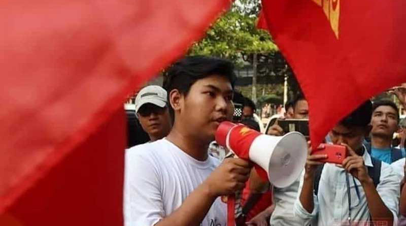 Arakanese student activists in Myanmar. Photo Credit: DMG