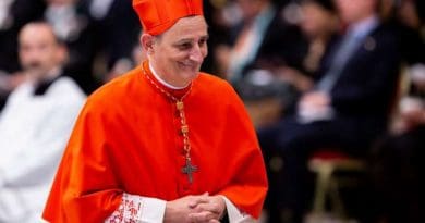 Cardinal Matteo Zuppi, Archbishop of Bologna, Italy, in St. Peter's Basilica on Oct. 5, 2019. Credit: Daniel Ibáñez/CNA