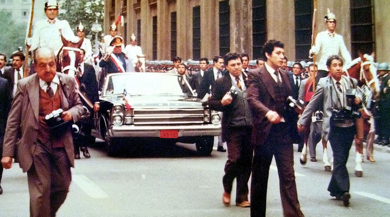 Chile's Augusto Pinochet in 1982. Photo Credit: Ben2, Wikipedia Commons