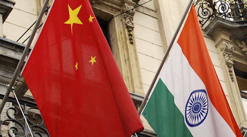 Flags China India