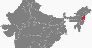 Location of Nagaland in India. Credit: Wikipedia Commons