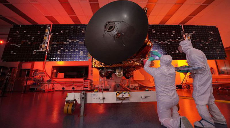 Scientists working on the United Arab Emirates' (UAE) Hope Probe. (Supplied)