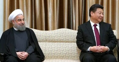 Iranian President Hassan Rouhani and China's President Xi Jinping. Photo Credit: Tasnim News Agency