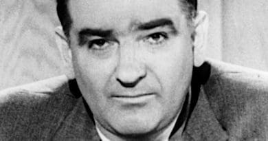 Joseph McCarthy. Photo Credit: United Press - Library of Congress, Wikipedia Commons