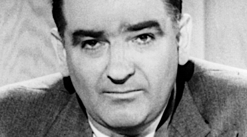 Joseph McCarthy. Photo Credit: United Press - Library of Congress, Wikipedia Commons