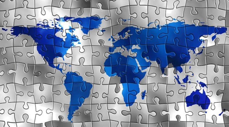 Continents Puzzle World Earth Global Globalization