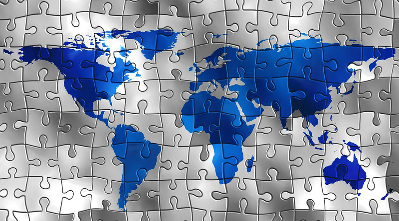 Continents Puzzle World Earth Global Globalization