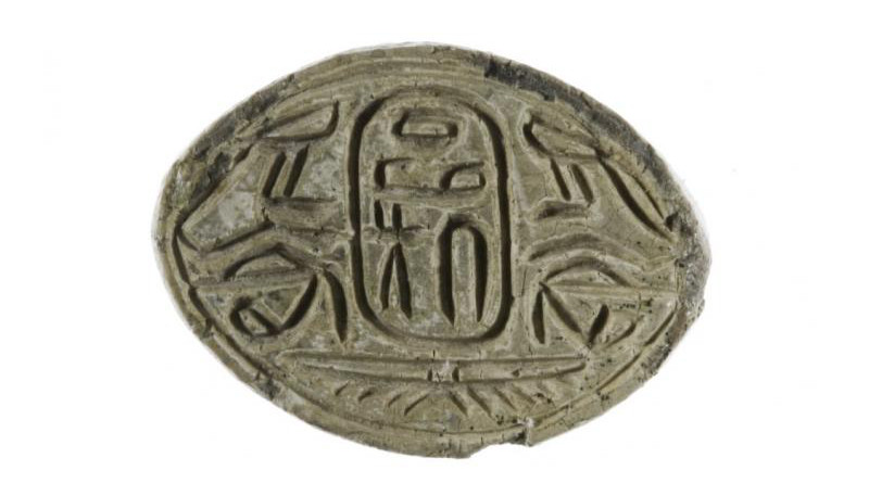 Seal amulet with the name of the Hyksos pharoah Apophis. CREDIT: The Metropolitan Museum of Art (CC0)