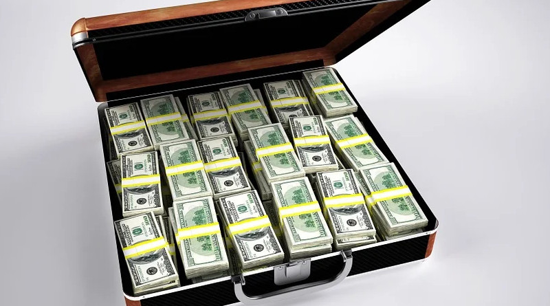 Money Finance Wealth Currency Dollar Briefcase