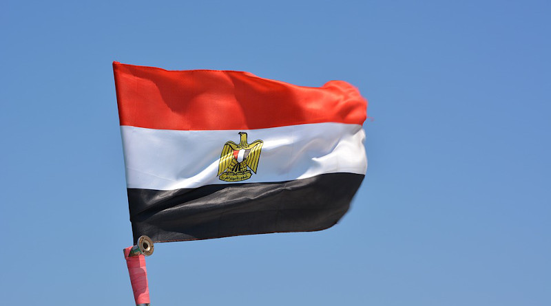 Flag Egypt Wind