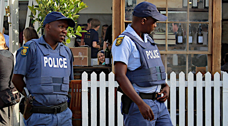 File photo of members of South Africa police. Photo Credit: HelenOnline, Wikipedia Commons