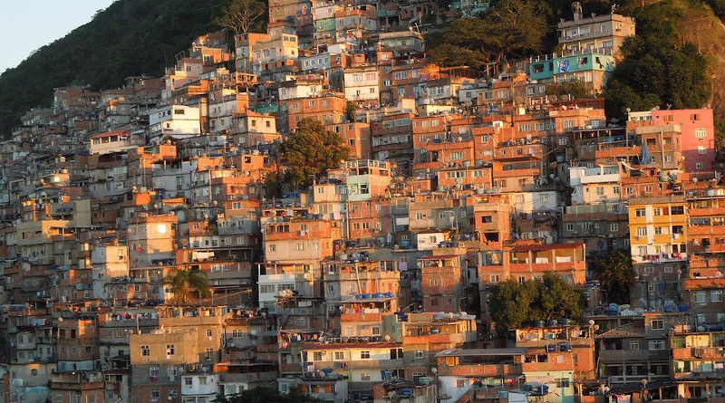 Brazil Favela Slum Rio De Janeiro Sunrise