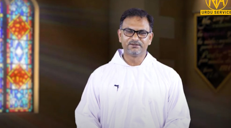 Father Qaisar Feroz has gained more than 1,000 subscribers since initiating the YouTube channel of Radio Veritas Asia Urdu Service in 2017. (Screenshot)