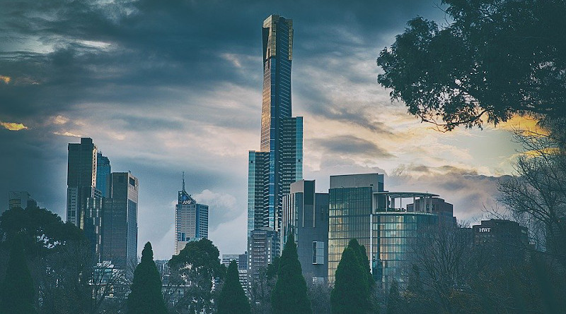 Australia Melbourne City Cityscape Tower Sky Skyscraper