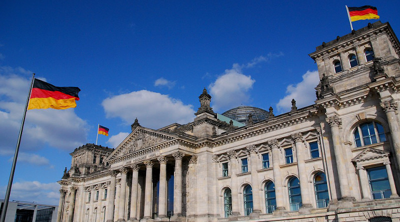 Germany Flag Reichstag Berlin Government Buildings Bundestag