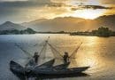 Mekong Vietnam Boat Environment Fish The Fishermen Fishing
