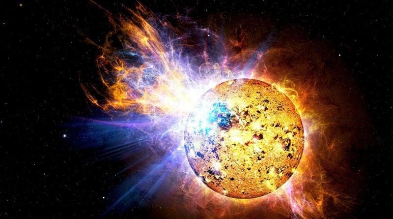 Space Weather Solar Flare Flare Explosion Ev Lacertae Nasa Sun