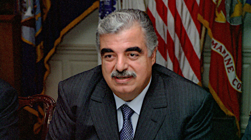 Lebanon's Rafiq Hariri. Photo Credit: Helene C. Stikkel, DoD, Wikipedia Commons