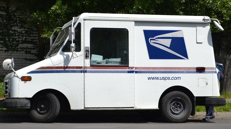 USPC Postal Service Mail Truck Mail Clerk Mailman Mail-Woman