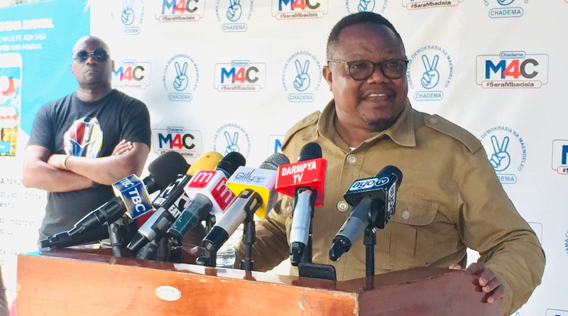 Tanzania's opposition candidate Tundu Lissu