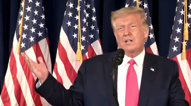 US President Donald Trump. Photo Credit: Screenshot of White House video
