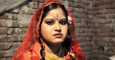 A 15-year-old girl gets ready for her marriage ceremony in northern Bangladesh in this file photo. Photo Credit: Stephan Uttom/UCA News
