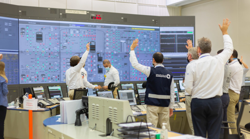 The UAE successfully starts up operations at the Barakah nuclear plant. Photo Credit: Emirates Nuclear Energy Corporation (ENEC)