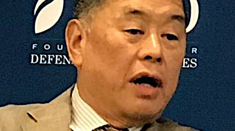 Jimmy Lai. Photo Credit: 美国之音莉雅, Wikimedia Commons