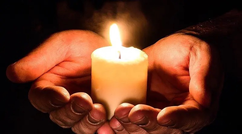 Hands Open Candle Candlelight Prayer Pray Give