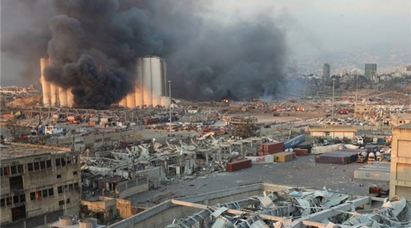 Explosions rock Beirut, Lebanon. Photo Credit: Fars News Agency