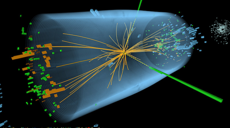 Higgs boson. Credit: CERN for the ATLAS and CMS Collaborations, Wikipedia Commons