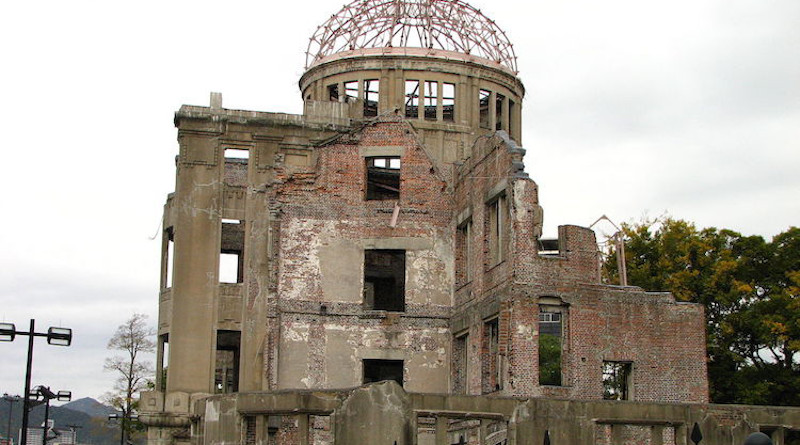 Side view of the Hiroshima Peace Memorial. Wikimedia Commons CC BY-SA 2.5