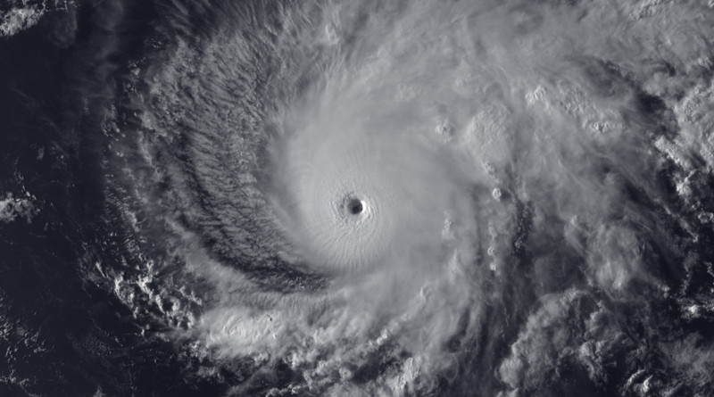 Hurricane Lane. Photo Credit: NOAA GOES-15, Wikipedia Commons