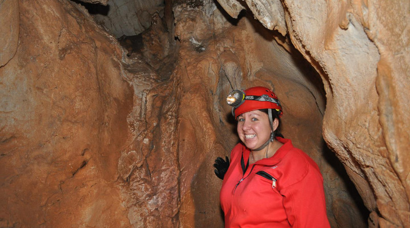 To create a paleoclimate record for the study, co-author Kathleen Johnson, UCI associate professor of Earth system science, and other researchers collected stalagmite samples from caves in Northern Laos. The specimens hold geochemical evidence of past climate change in the highly populated Asian monsoon region. CREDIT: Amy Ellsworth