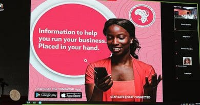 The 50 Million African Women Speak (50MAWS) app aims to help African women entrepreneurs. Photo Credit: Rassin Vannier, Seychelles News Agency