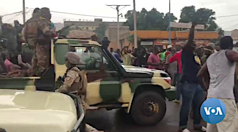 Streets of Bamako during the 2020 Malian coup d'état. Photo Credit: Mariama Diallo (VOA)