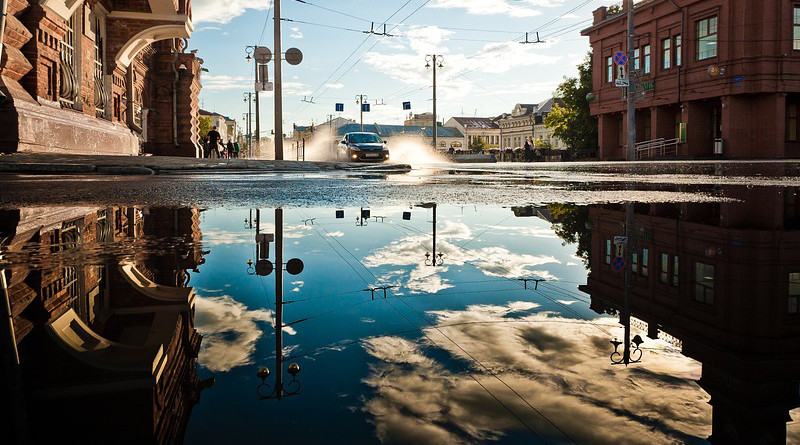 Flood Architecture Buildings City Downtown Power