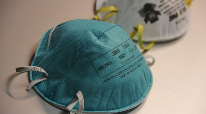 N95 respirators, which are widely worn by health care workers treating patients with COVID-19 and are designed to be used only once, can be decontaminated effectively and used up to three times, according to research by UCLA scientists and colleagues. CREDIT: CDC/Debora Cartagena