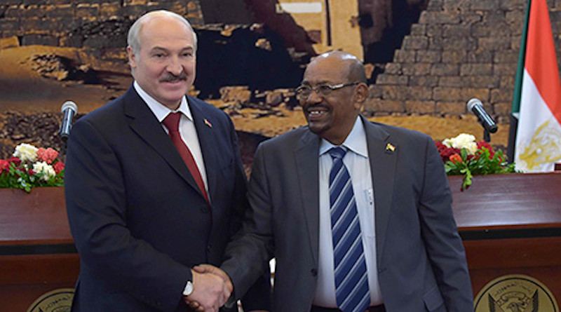 Belarus' Alexander Lukashenko and Sudan's Omar Hassan Ahmad al-Bashir