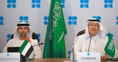 Saudi Arabia's Energy Minister Prince Abdul Aziz (right). Photo Credit: Twitter