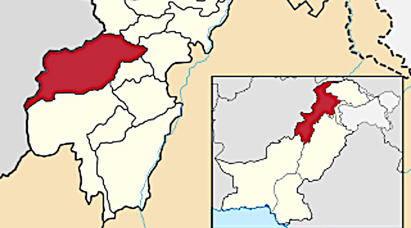 Locator map of North Waziristan district in Khyber Pakhtunkhwa, Pakistan. Credit: Wikipedia Commons