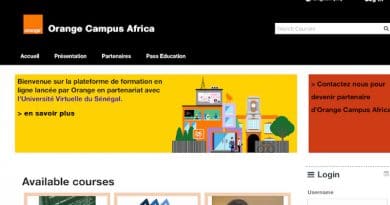 Orange's New African E-Learning Platform. Credit: https://moodle.campusafrica.gos.orange.com/