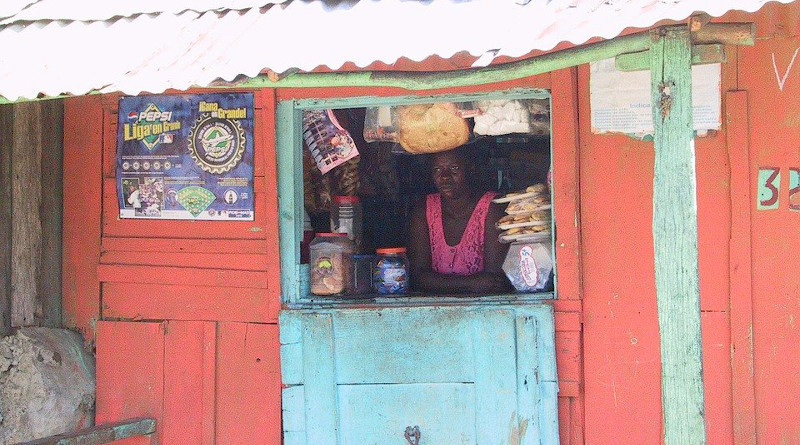 Haiti Shop Woman Poverty