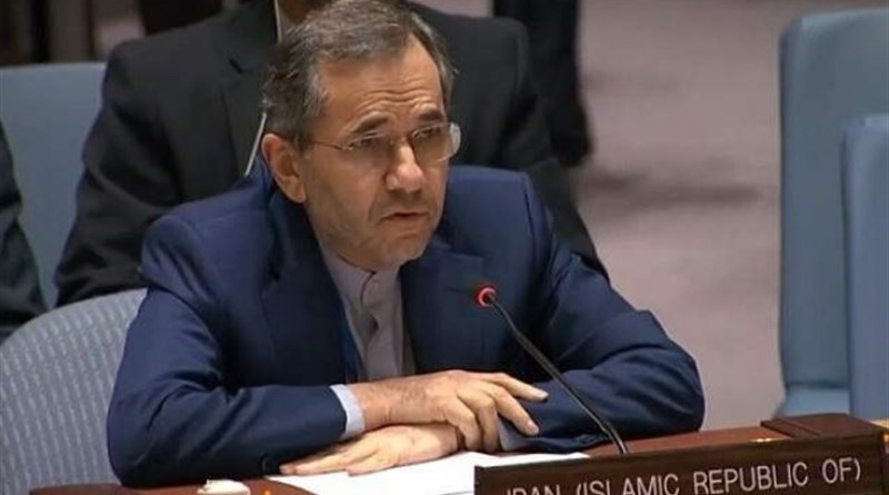 Iran's ambassador to the United Nations Majid Takht Ravanchi. Photo Credit: Tasnim News Agency