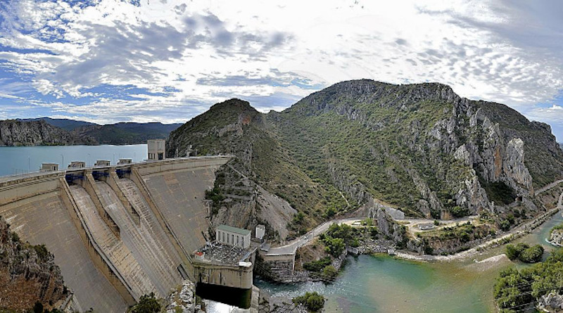 Santa Ana Dam at the Noguera Ribagorzana River in the Ebro River catchment, Spain CREDIT: Manuel Portero / CC BY-SA