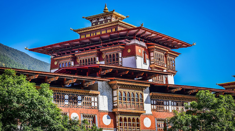 Palace Bhutan Architecture Country Buddhism