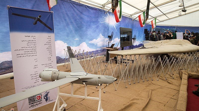 Iran's IRGC Navy unveils new combat, VTOL drones. Photo Credit: Tasnim News Agency